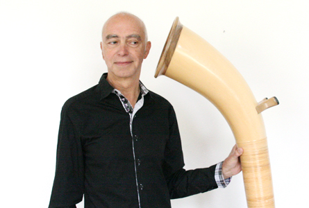 Remo Crivelli mit Alphorn